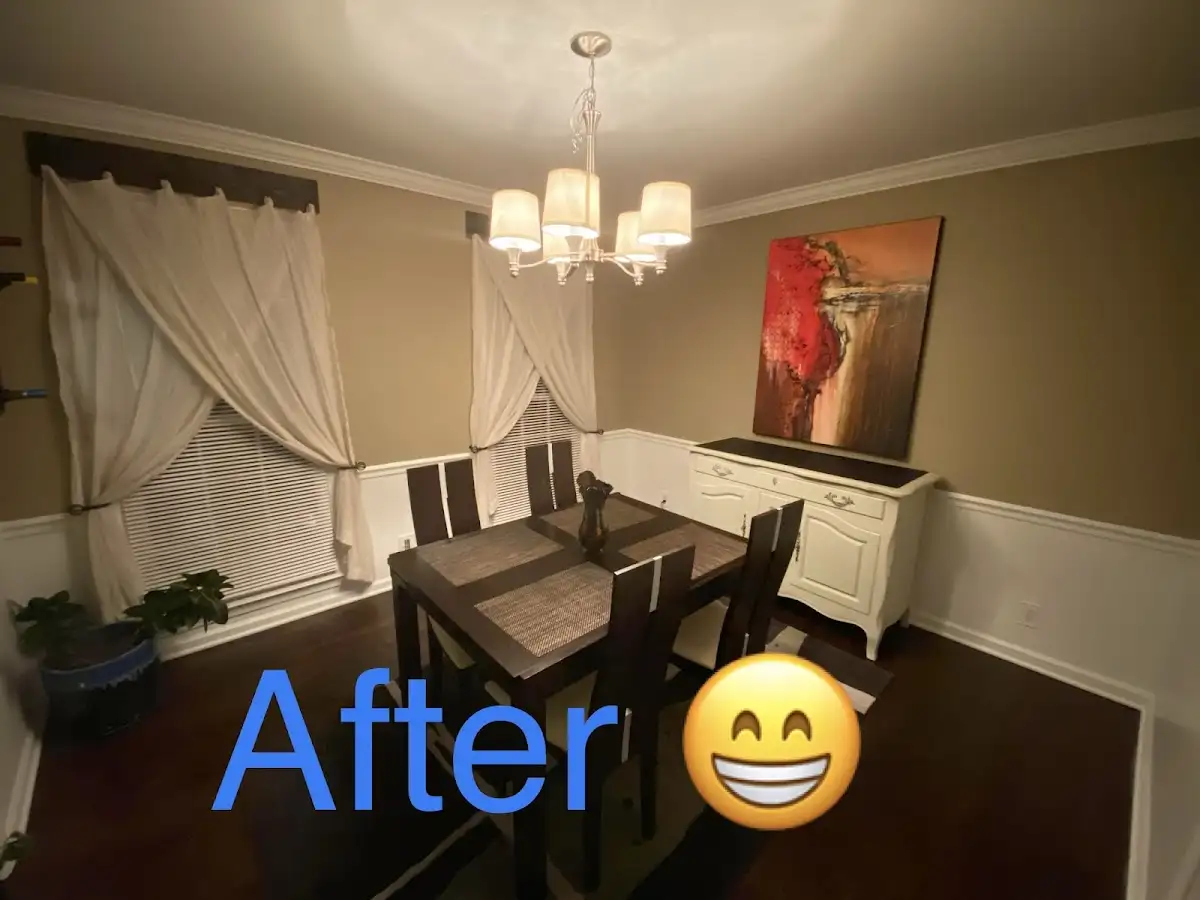Professional dining room restoration after water damage in Glasgow